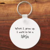 私は大きくなったら忍者になりたい キーホルダー (正面)