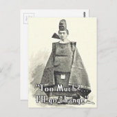 私は大きく変わる。おもしろいファッショングリーティングカード ポストカード (正面/裏面)