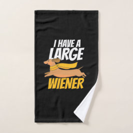 私は大きなウィーン人を持っている ハンドタオル