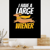 私は大きなウィーン人を持っている ポスター (キッチン)