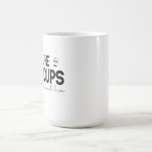 私は大きなカップが好きでカフェインが嘘をおもしろい吐けない モーフィングマグカップ (中央)