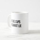 私は大きなカップが好きで、マグカップを寝かせることができない コーヒーマグカップ (正面左)