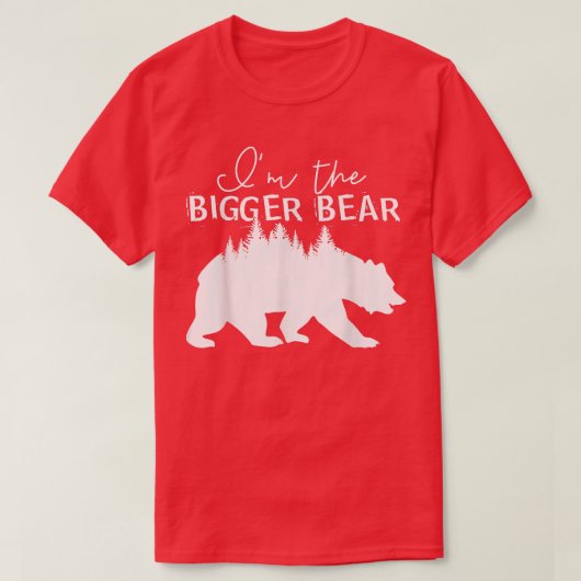 私は大きなクマ1115 Tシャツ (デザイン正面)