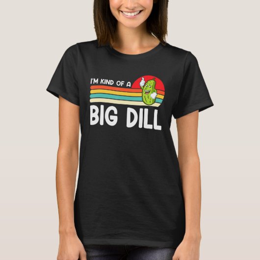 私は大きなジルの漬物の好きおもしろいである Tシャツ (正面)