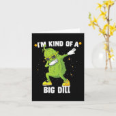 私は大きなディルピックダビングハロウィーンキュークの一種である カード (黄色い花)