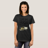 私は大きなトラックが好きで、私は嘘をつくことができない4 Tシャツ (正面フル)