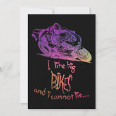 私は大きなバイクが好きで、男性のバイクは嘘をつかない シーズンカード (正面)