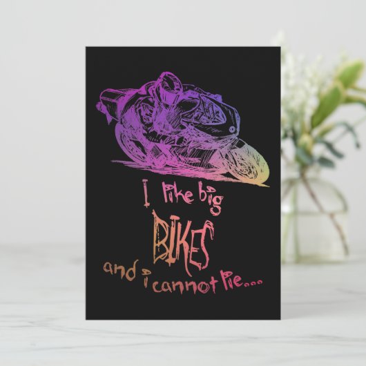 私は大きなバイクが好きで、男性のバイクは嘘をつかない シーズンカード (スタンド正面)