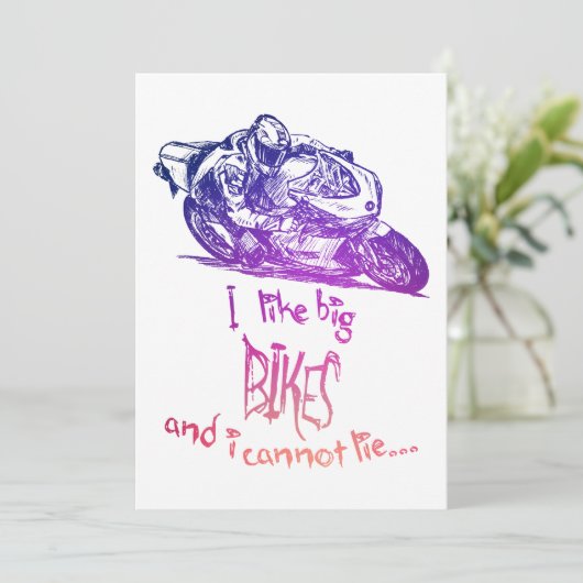 私は大きなバイクが好きで、男性のバイクは嘘をつかない シーズンカード (スタンド正面)
