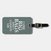 私は大きなバッグが好きで嘘は吐けない ラゲッジタグ (正面横)