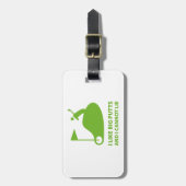 私は大きなパットが好きで嘘をつけない ラゲッジタグ (正面縦)