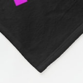 私は大きなビーズが好きで嘘ができない フリースブランケット (角)