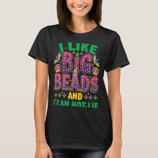 私は大きなビーズが好きで嘘ができない Tシャツ