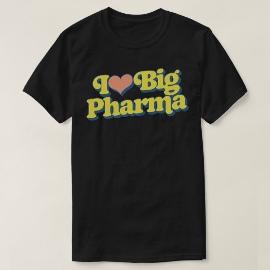 私は大きなファーマが大好き Tシャツ (デザイン正面)