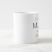 私は大きなマグカップが好き…嘘をつかない ジャンボコーヒーマグカップ (正面)