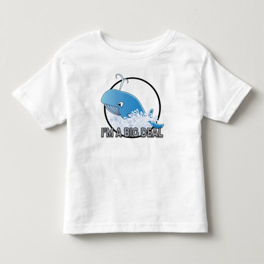 私は大きな問題だ – 幼児ジャージ素晴らしーTシャツ トドラーTシャツ (正面)
