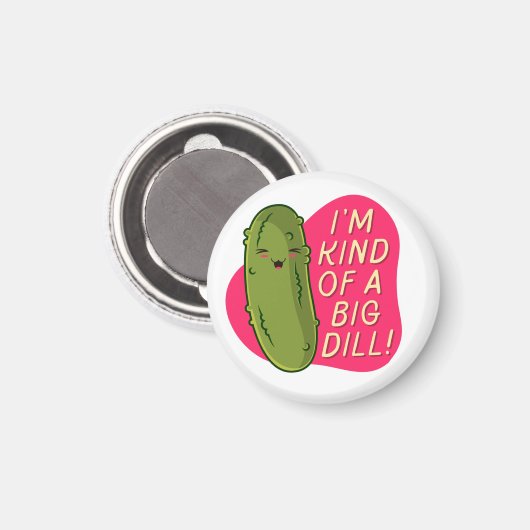 私は大きな問題の一種である – 食べおもしろい物パン マグネット (正面/裏面)