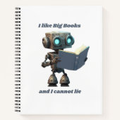 私は大きな本が好きで嘘をつけない ノートブック (正面)