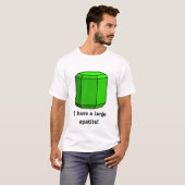 私は大きな燐灰石を持っています! Tシャツ (正面フル)