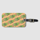 私は大きな病気のようなものだ |サングラスを着たピクルス ラゲッジタグ (正面横)