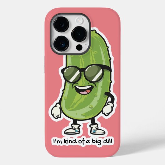 私は大きな病気のようなものだ |サングラスを着たピクルス Case-Mate iPhoneケース (裏面)