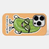 私は大きな病気のようなものだ |サングラスを着たピクルス Case-Mate iPhoneケース (裏面 (横))