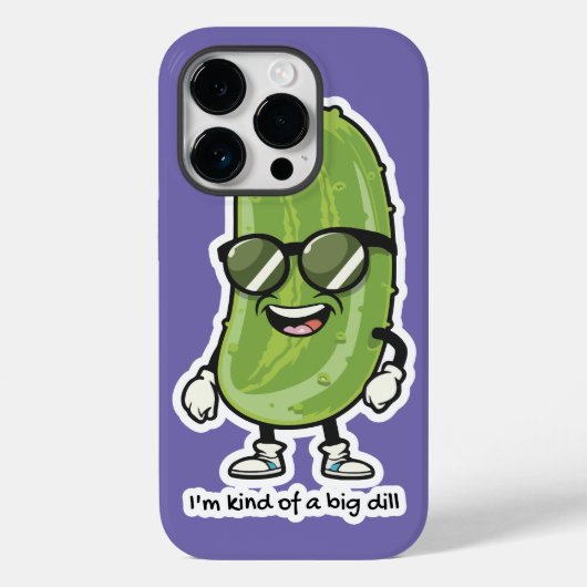 私は大きな病気のようなものだ |サングラスを着たピクルス Case-Mate iPhoneケース (裏面)