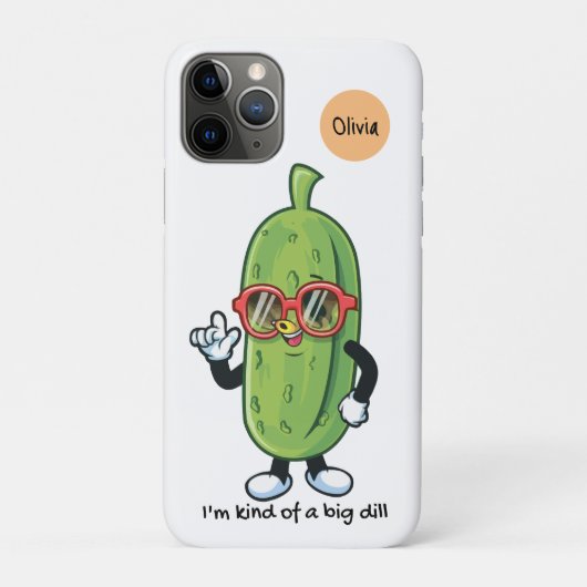 私は大きな病気のようなものだ |サングラスを着たピクルス Case-Mate iPhoneケース (裏)