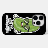 私は大きな病気のようなものだ |サングラスを着たピクルス Case-Mate iPhoneケース (裏面 (横))