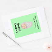 私は大きな紙のシールのセットをマスクできない 長方形シール (封筒)