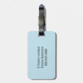 私は大きな船が好きでクルーズは嘘が出来ない ラゲッジタグ (裏面縦)