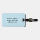 私は大きな船が好きでクルーズは嘘が出来ない ラゲッジタグ (裏面横)