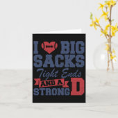 私は大きな袋のタイトな端と強いDおもしろい Fが大好き カード (黄色い花)