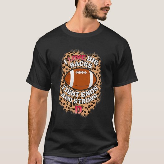 私は大きな袋のタイトな端と強いDおもしろい Hogeが大好き Tシャツ (正面)