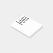 私は大きな言葉を使う人が嫌いだ ポストイット (アングル)