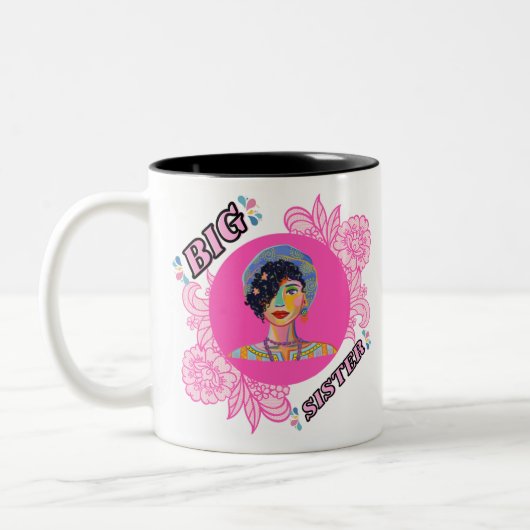 私は大き保な妹になるのが落ち着かない ツートーンマグカップ (左)