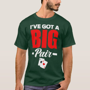 私は大き得なペアのおもしろいトランプのポーカー Tシャツ