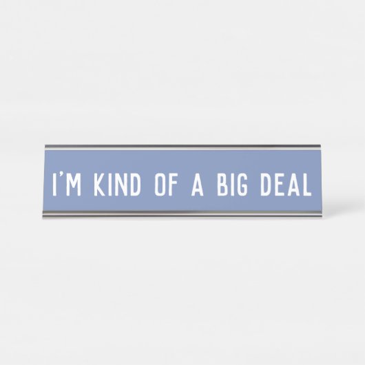 私は大したことがある |デスク名プレート記号 デスクネームプレート (正面)