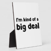 私は大したことがある フォトプラーク (側面)