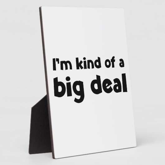 私は大したことがある フォトプラーク (側面)