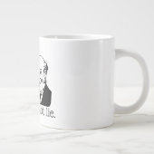 私は大カップマグが好きです ジャンボコーヒーマグカップ (右)