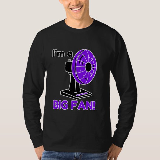 私は大ファンのパおもしろいン4 Tシャツ (正面)