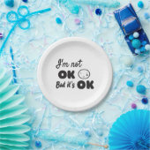 私は大丈夫ではないが、それは良い招待である ペーパープレート (パーティー)