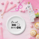 私は大丈夫ではないが、それは良い招待である ペーパープレート (パーティー)