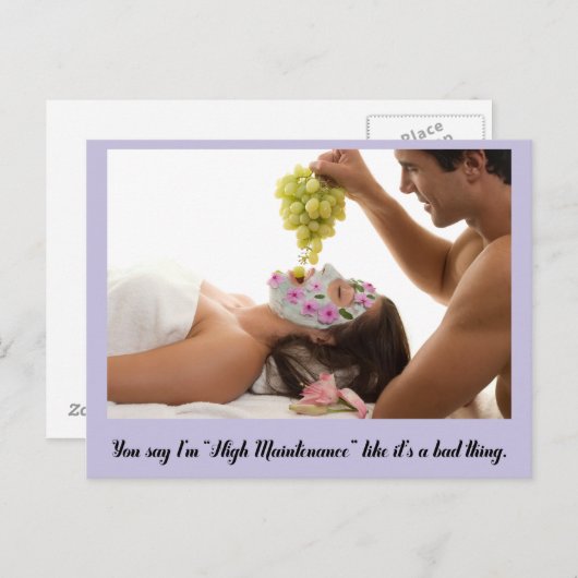 私は大変な人間だと言うので悪いことだ ポストカード (正面/裏面)