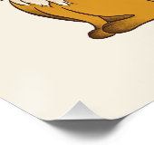 私は大好きキツネかわいいハート ポスター (コーナー)