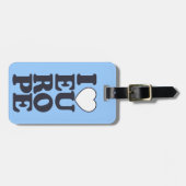 私は大好きヨーロッカスタムパの荷札 ラゲッジタグ (正面横)