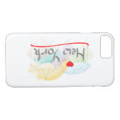 私は大好き(赤いハート)ニューヨークールク、iPhone 7ケース Case-Mate iPhoneケース (裏面(横))