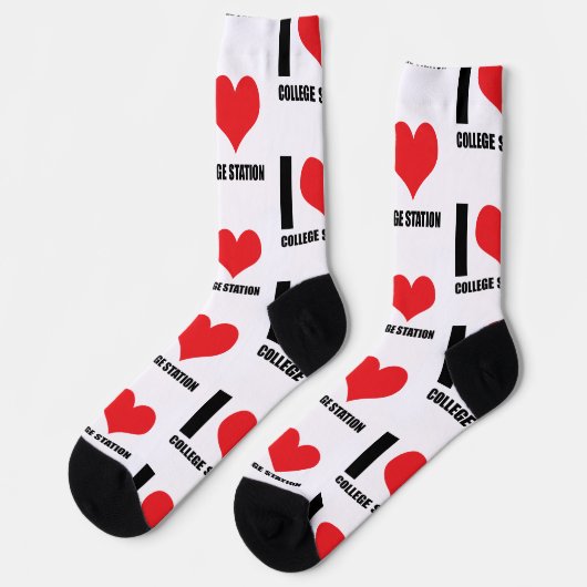 私は大学の駅が大好き ソックス (左)