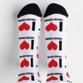 私は大学の駅が大好き ソックス (上部)